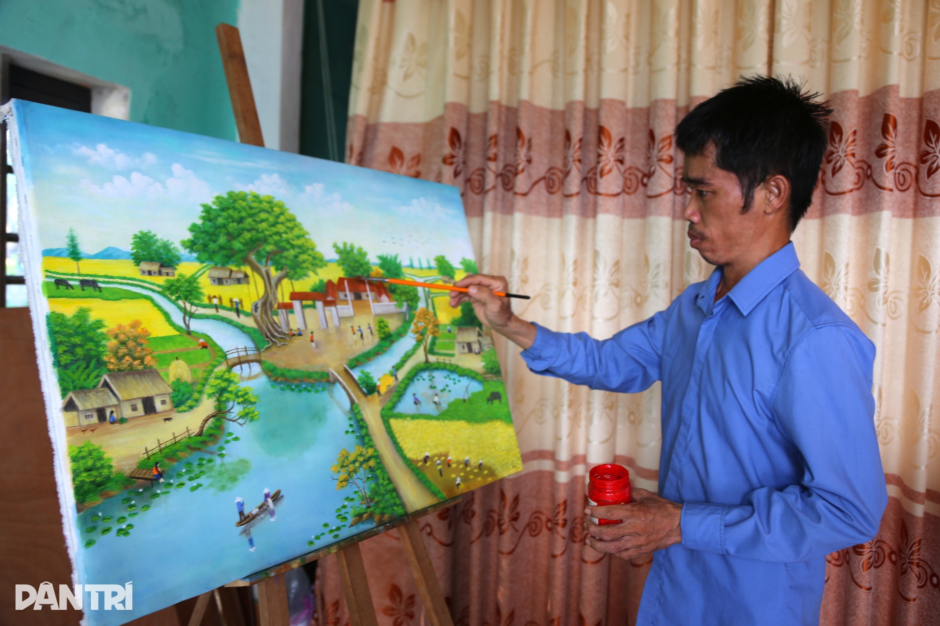 Disabled man turns inanimate rice grains into million-dollar paintings - 3