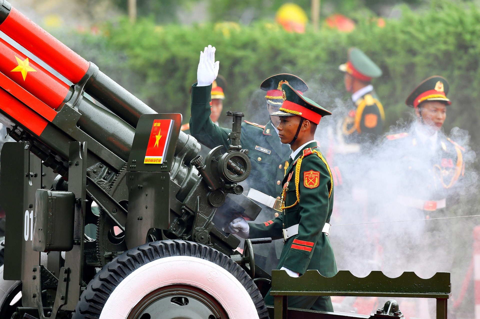 Việt Nam bắn 21 phát đại bác đón Tổng thống Hàn Quốc - 4
