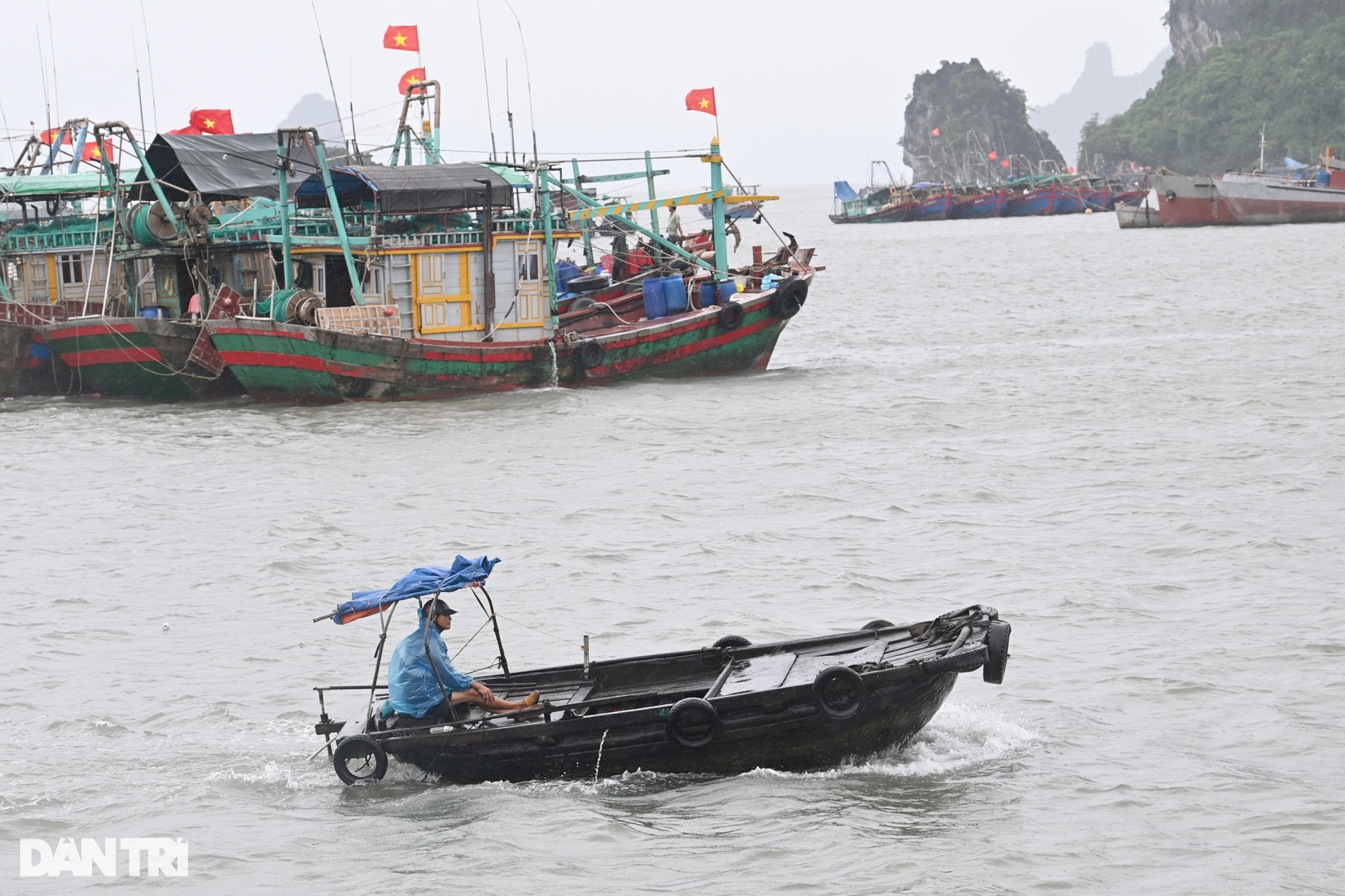 Đảo đá trên Vịnh Hạ Long bảo vệ tàu thuyền tránh bão Talim - 3