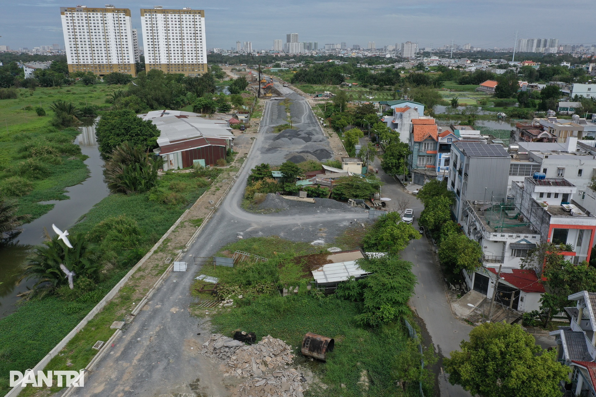 Một phần đường song hành quốc lộ 50 trước ngày thông xe - 10 Một phần đường song hành quốc lộ 50 trước ngày thông xe - 10