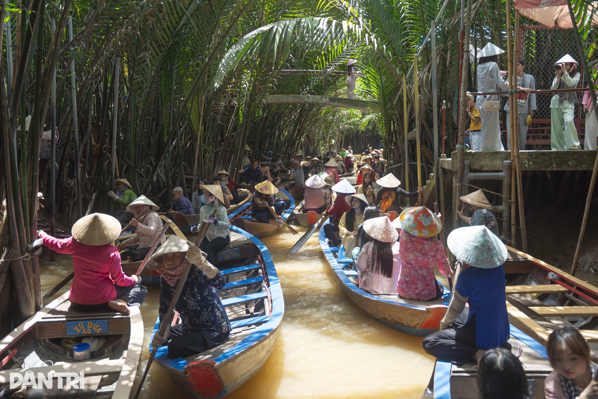 Thousands flock to Thoi Son Islet for traditional boat rides - 1