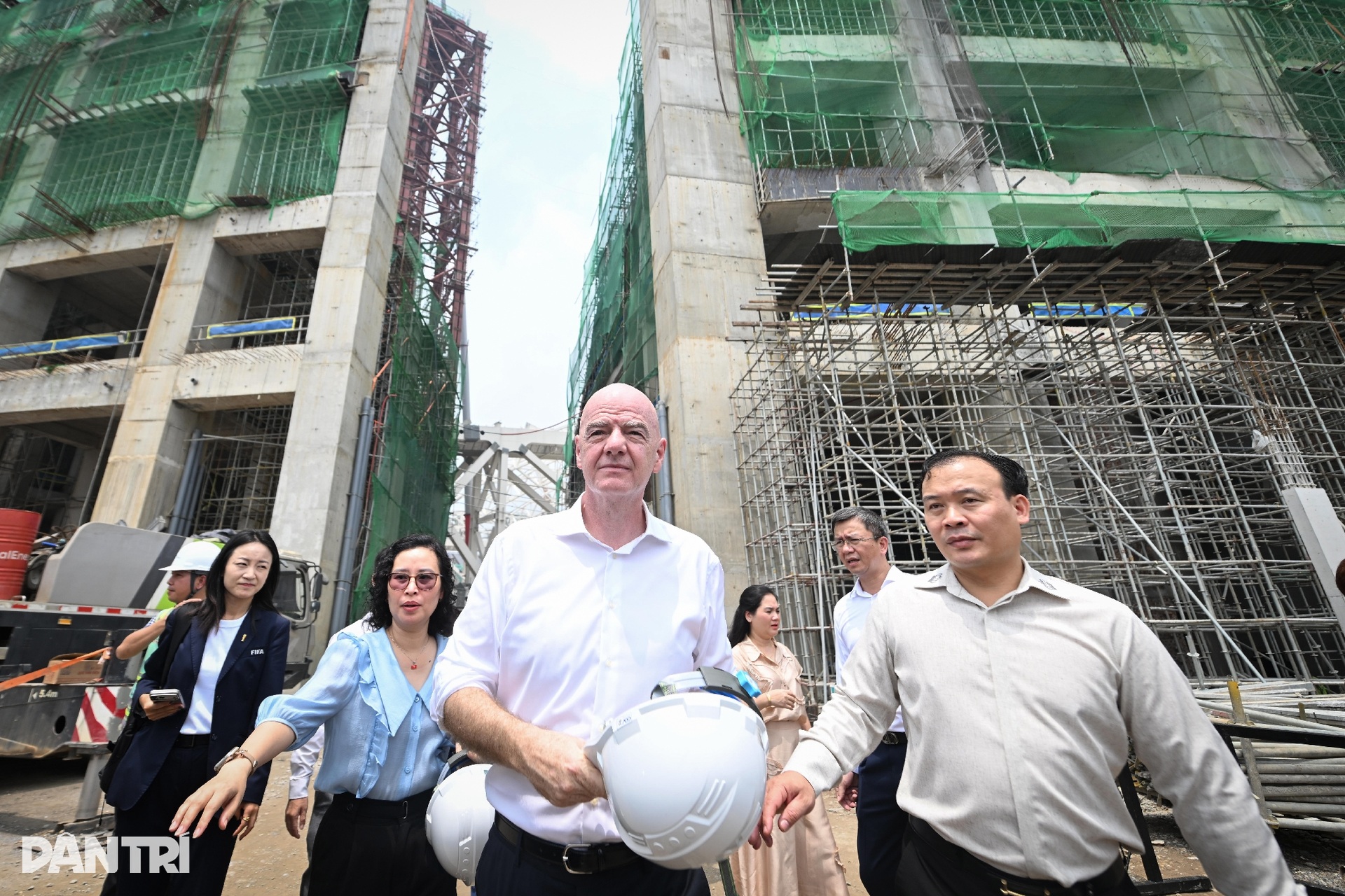 FIFA chief impressed by 60,000-seat PVF Stadium construction site - 9