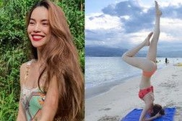 Hồ Ngọc Hà 15 năm tập yoga: "Nữ hoàng trồng chuối", mẹ 3 con dáng bốc lửa