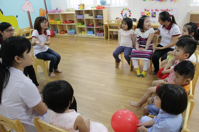 Trường mầm non Saigon Academy tuyển sinh 3 cơ sở mới - 1 Phòng học thoáng mát, tiện nghi. Mỗi giờ học là mỗi giờ vui, đến trường không còn là nỗi ám ảnh cho những bé lần đầu đi học.