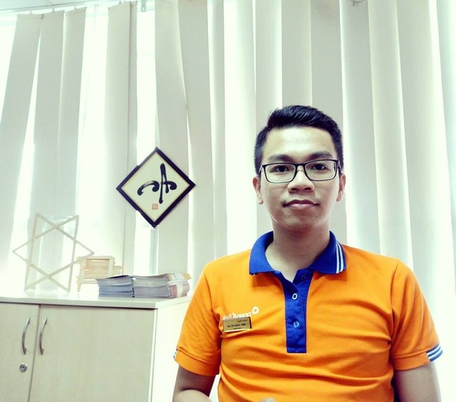 Hành trang thành công của sinh viên thời hội nhập - 1 Anh Đinh Trần Vũ An - cựu sinh viên ngành Quản trị kinh doanh (khóa 2010)
