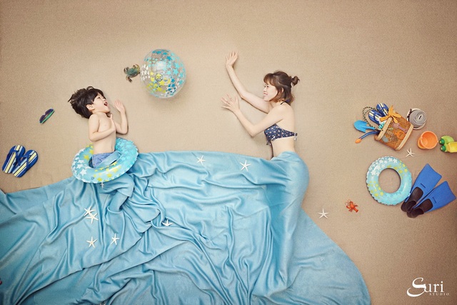 Ngộ nghĩnh bộ ảnh gia đình với "kì nghỉ hè trên cạn" thu hút cư dân mạng - 13 Chung kết bóng chuyền bãi biển.