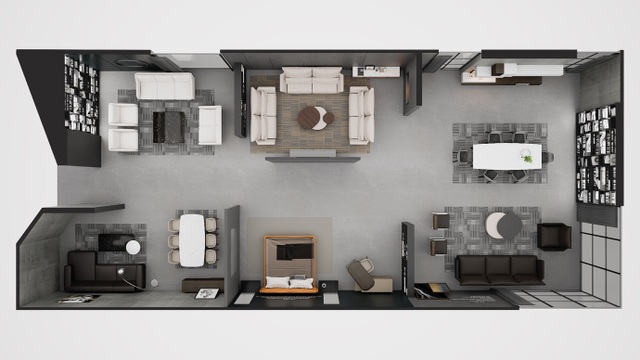 Choáng ngợp trước ngôi nhà mang đậm phong cách Italia trong lòng hội chợ Vietbuild 2018 - 4 