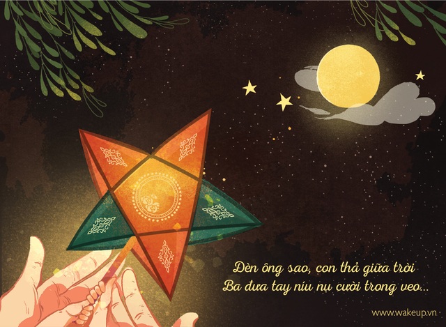 Bộ ảnh “Trung thu Cha và con” khiến bạn muốn chạy ngay về nhà - 2 Trong kí ức của con, trung thu cùng cha là những cái đan tay thật chặt, bàn tay lớn nắm lấy bàn tay nhỏ kiên nhẫn, ấm áp.
