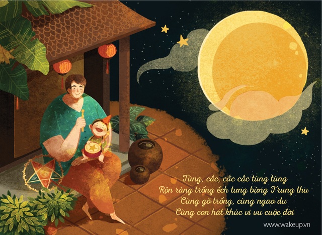 Bộ ảnh “Trung thu Cha và con” khiến bạn muốn chạy ngay về nhà - 5 Hạnh phúc thủa bé đơn giản là được nô đùa cùng cha ở khoảng sân nhỏ trước nhà, tuổi thơ con cứ thế trôi qua êm đềm, không âu lo.