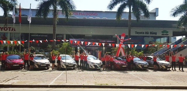 Toyota Vios 2018 đồng loạt xuống phố - 5 Toyota Hà Đông - 979 đường Quang Trung kéo dài - Q.Hà Đông - Hà Nội