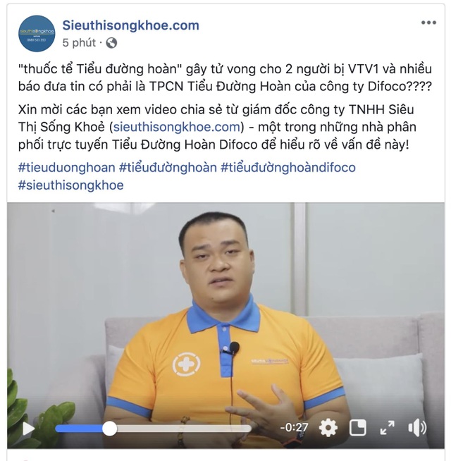 Về vụ 2 người tử vong do dùng thuốc “Tiểu đường hoàn”, Nhà phân phối lên tiếng - 1 Về vụ 2 người tử vong do dùng thuốc “Tiểu đường hoàn”, Nhà phân phối lên tiếng - 1