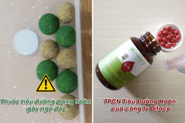 Về vụ 2 người tử vong do dùng thuốc “Tiểu đường hoàn”, Nhà phân phối lên tiếng - 3 Phân biệt thuốc Tiểu đường dạng hoàn gây ngộ độc và Tiểu Đường Hoàn Difoco