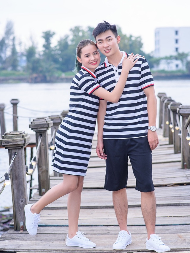 Điểm mặt các kiểu áo đôi không thể bỏ qua dịp cuối năm - 2 Áo váy cặp đẹp