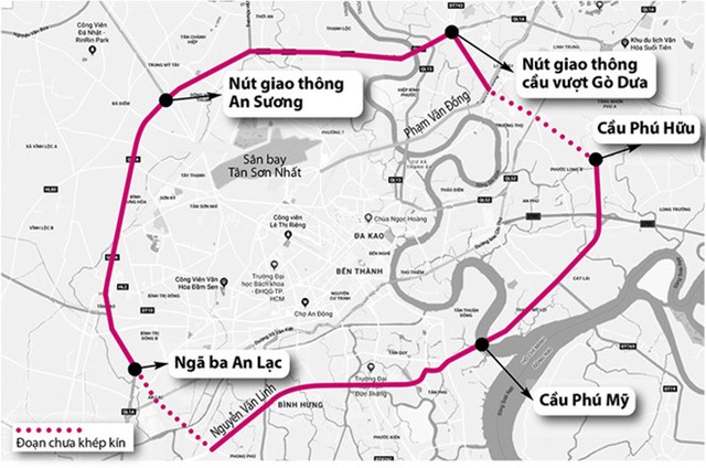 Các đoạn còn lại của đường vành đai 2 TPHCM đang được đẩy nhanh tiến độ - Ảnh 1. Các đoạn còn lại của đường vành đai 2 TPHCM đang được đẩy nhanh tiến độ - Ảnh 1.