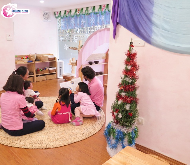 Ngôi trường đáng mơ ước của trẻ mầm non tại Hà Nội - 3 Một góc không gian lớp học tại Shining Star
