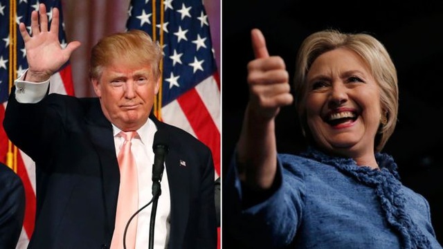 
Donald Trump và Hillary Clinton (Ảnh: BBC)
