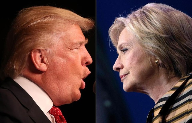 Chính sách đối ngoại của Mỹ sẽ ra sao dưới thời tân tổng thống? - 1
Hai ứng viên Donald Trump và Hillary Clinton (Ảnh: Boston Globe)