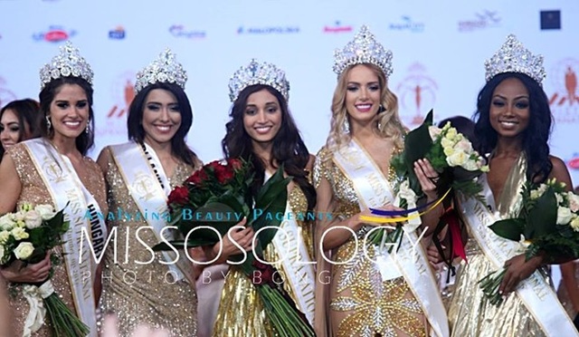 Người đẹp Ấn Độ giành giải Hoa hậu siêu quốc gia 2016 - 4
Top 5 của cuộc thi Hoa hậu siêu quốc gia 2016 chụp ảnh sau đêm chung kết.