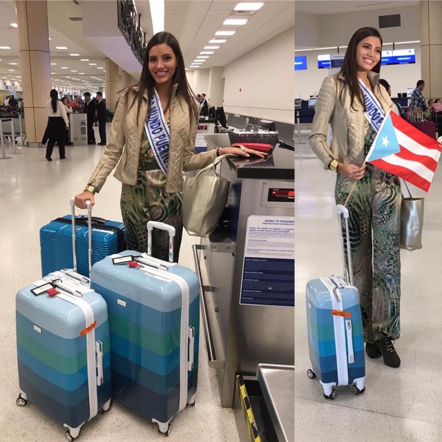 Chân dung tân hoa hậu thế giới người Puerto Rico - 10
Stephanie del Valle Díaz hào hứng trong ngày lên đường sang Mỹ tham dự cuộc thi Hoa hậu Thế giới 2016.