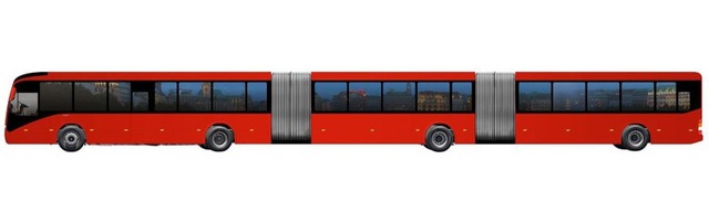 Volvo chuẩn bị ra mắt xe buýt lớn nhất thế giới - 1 Volvo chuẩn bị ra mắt xe buýt lớn nhất thế giới - 1