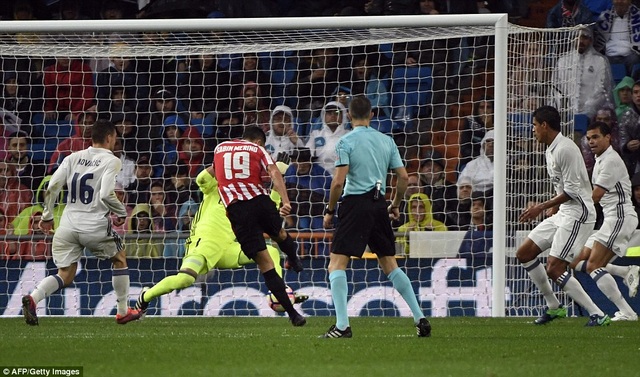 Đánh bại Bilbao, Real Madrid giành ngôi đầu bảng La Liga - 3
Sabin lập công mang về bàn gỡ hòa cho Bilbao