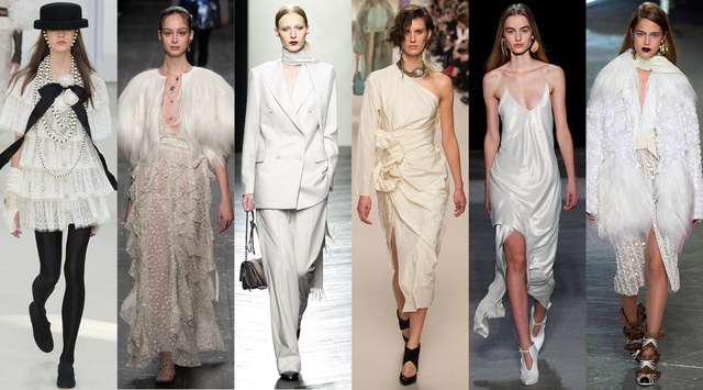 Mặc gì trong mùa đông này? - 3
Màu trắng ngập tràn sàn catwalk...