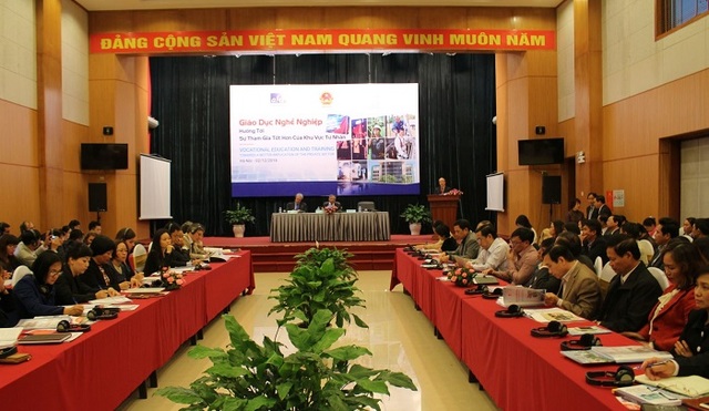 Doanh nghiệp dạy nghề: Đẩy nhanh cung cầu trong thị trường lao động - 1
Hội thảo “Giáo dục nghề nghiệp - hướng tới sự tham gia tốt hơn của khu vực tư nhân.