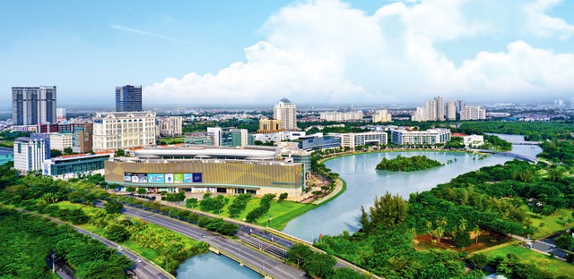 Vốn ngoại đổ vào bất động sản TPHCM - 4 Đô thị kiểu mẫu Phú Mỹ Hưng được quy hoạch hoàn chỉnh về mặt cơ sở hạ tầng kỹ thuật và xã hội, phát triển đồng bộ 8 khu chức năng gồm 5 khu dân cư và 3 khu dịch vụ.