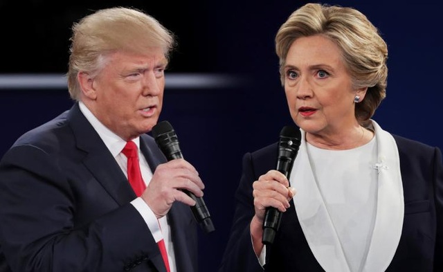 
Tổng thống đắc cử của Mỹ Donald Trump (trái) và ứng viên tổng thống đảng Dân chủ Hillary Clinton. (Ảnh: Reuters)
