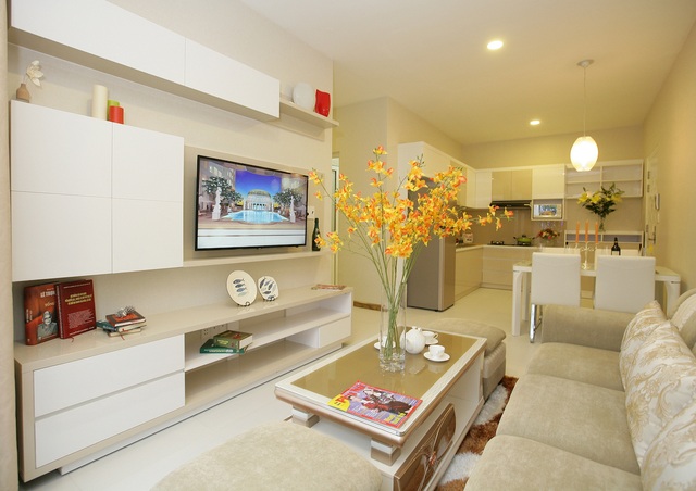 Đại gia địa ốc Nhật Bản xây nhà cho giới trẻ Sài Gòn - 6 Phòng khách sang trọng, ấm cúng