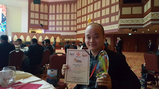 Đào Xuân Hoàng - Người sáng lập của Monkey Junior- sản phẩm vừa đoạt giải vàng ASEAN ICT Award ở hạng mục Startup xuất sắc nhất
