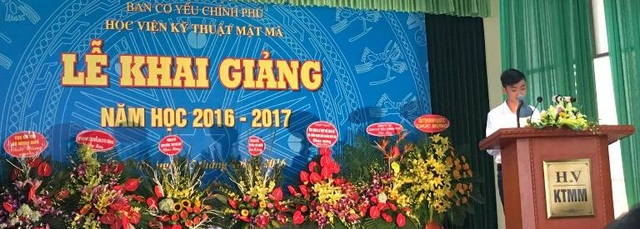 Học viện Kỹ thuật Mật mã khai giảng năm học mới - 1 Học viện Kỹ thuật Mật mã khai giảng năm học mới - 1