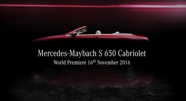 Mercedes-Maybach S650 Cabriolet chuẩn bị ra mắt - 1 Mercedes-Maybach S650 Cabriolet chuẩn bị ra mắt - 1
