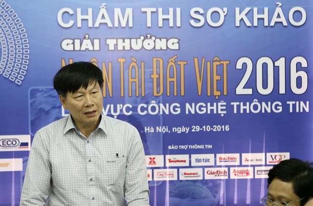 Đi tìm chủ nhân của Giải thưởng Nhân tài Đất Việt năm 2016 - 3
Ông Đinh Minh Sơn - Phó Ban Chất lượng Tập đoàn, Giám đốc Công ty IPC, Thường trực BTC Giải thưởng NTĐV phát biểu tại buổi chấm sơ khảo.