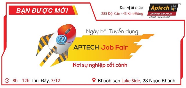 APTECH Job Fair 2016 - Nơi chắp cánh cho sự nghiệp của sinh viên CNTT - 1 APTECH Job Fair 2016 - Nơi chắp cánh cho sự nghiệp của sinh viên CNTT - 1