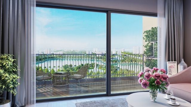 Đầu tư bất động sản cho thuê khu vực Trung Hòa - Nhân Chính: Tiềm năng lớn? - 2 D’.Capitale có hơn 50% căn hộ là căn góc, với các loại 1-3 phòng ngủ trên diện tích từ 57-122m2