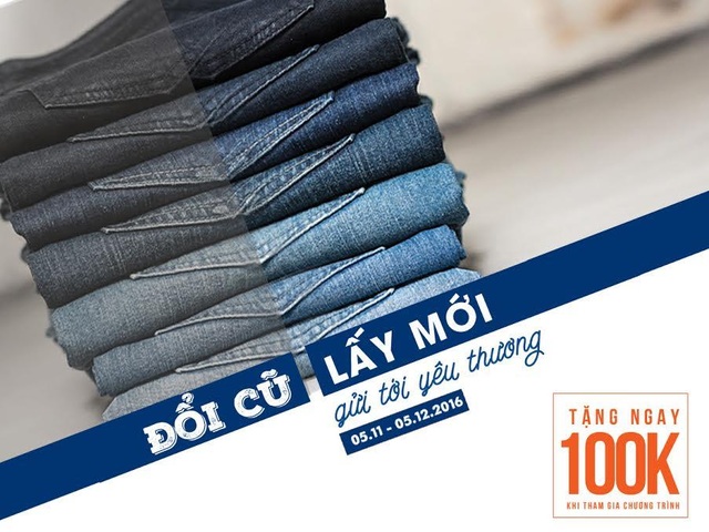 Cơ hội đổi Jeans cũ lấy Jeans mới ở Hà Nội - 4 Cơ hội đổi Jeans cũ lấy Jeans mới ở Hà Nội - 4