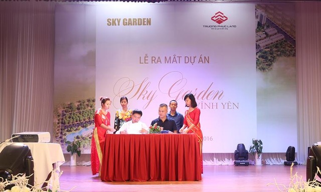 Chính thức ra mắt dự án Sky Garden Vĩnh Yên - 5 Đại diện Chủ đầu tư và Trường Phúc Land ký hợp đồng độc quyền tiếp thị dự án