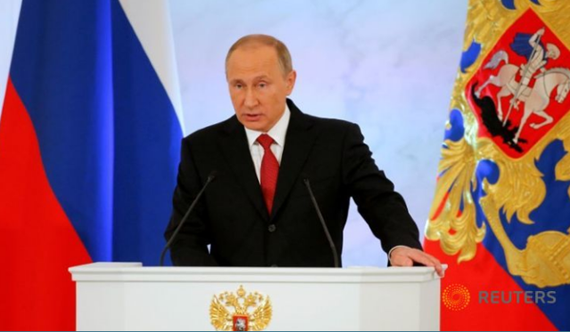
Tổng thống Nga Vladimir Putin. (Ảnh: Reuters)
