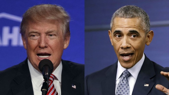 Tỷ phú Trump “giải oan” cho Tổng thống Obama - 1
Tỷ phú Donald Trump (trái) và Tổng thống Mỹ Barack Obama. (Ảnh: AP)