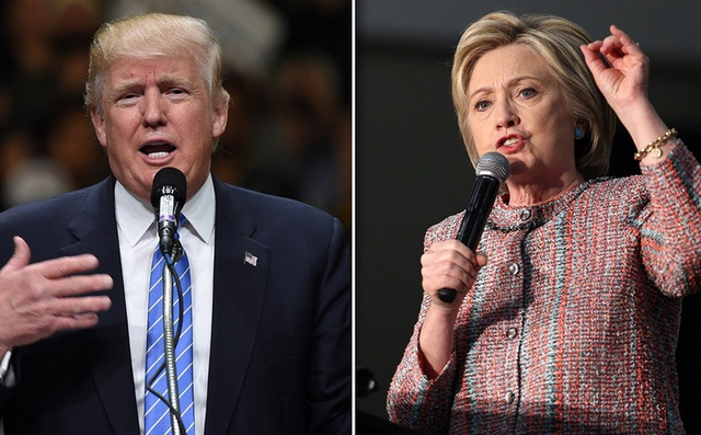 Điều gì xảy ra nếu cả bà Clinton và ông Trump không chiến thắng sau cuộc bầu cử? - 1
Ứng viên tổng thống đảng Dân chủ Mỹ Hillary Clinton (phải) và ứng viên Cộng hòa Donald Trump. (Ảnh: AFP)
