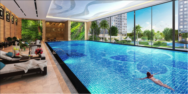 “Cơn sốt mới” mang tên A3 - Vinhomes Gardenia - 2 Bể bơi bốn mùa trong nhà duy nhất tại toà A3 (Ảnh chỉ mang tính chất minh họa)