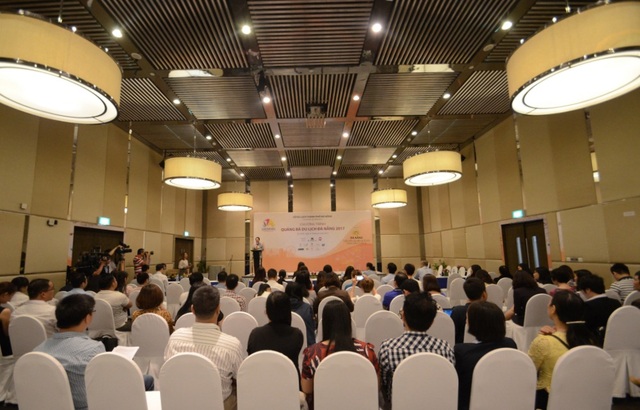 Đà Nẵng nâng tầm cuộc thi bắn pháo hoa thành lễ hội - 1 Không gian buổi xúc tiến du lịch Đà Nẵng.