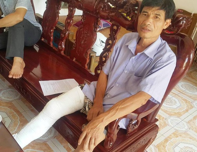Công an thông tin vụ một gia đình bị hành hung, đập phá tài sản - 1 Ông Phạm Văn Tiếu, người có đơn gửi đến báo Dân trí kêu cứu về việc gia đình bị hành hung, đập phá tài sản.