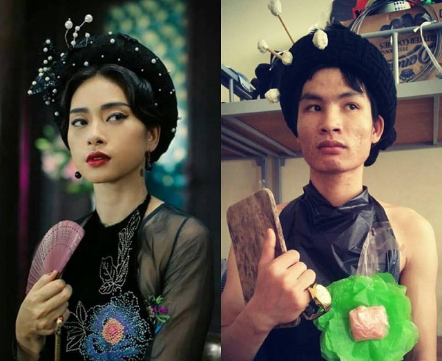 Cười nghiêng ngả chàng trai cosplay "phiên bản lỗi" sao Việt, sao Hàn - 1 Lê Công Tuấn thích hóa thân thành những người nổi tiếng