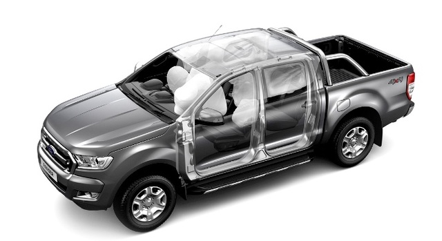 Lỗi túi khí – Ford Việt Nam triệu hồi Everest và Ranger - 1 Hệ thống túi khí trên Ford Ranger