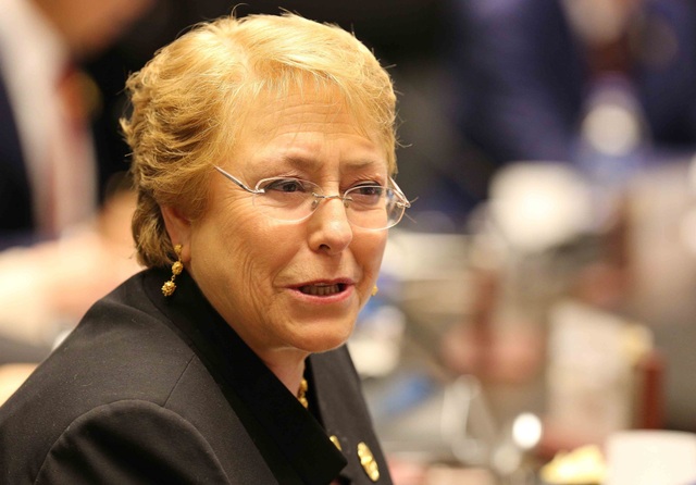 Phiên họp quan trọng nhất của các lãnh đạo APEC - 11
Tổng thống Chile Michelle Bachelet (Ảnh: Ban tổ chức APEC Việt Nam 2017)