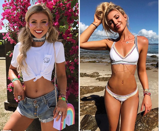 Cách kiếm tiền từ mạng xã hội của các tài khoản “hot” - 2 Gabby Epstein (23 tuổi) vốn là một người mẫu đến từ thành phố Gold Coast (Úc), cô có hơn 1,8 triệu người theo dõi trên tài khoản Instagram và được trả tiền để đi du lịch và sử dụng các sản phẩm, dịch vụ của các nhãn hàng.