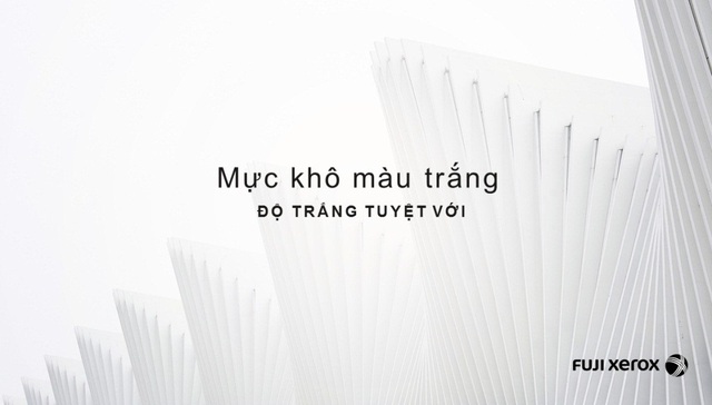 Mực khô màu trắng in trên sản phẩm