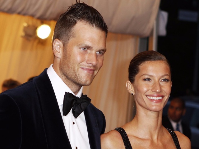 6 cặp đôi “đáng ghen tị” nhất thế giới - 2 Cầu thủ bóng bầu dục Tom Brady và siêu mẫu Gisele Bündchen
